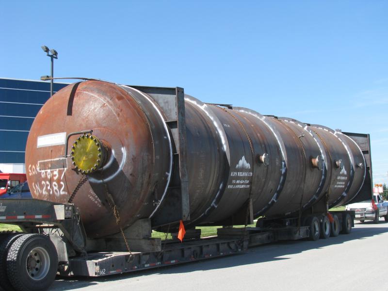 Deaerator storage tank, water treatment, carbon steel, pressure vessel, pressure vessel fabrication, deaerator fabrication
